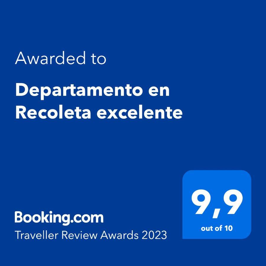 Апартаменты Departamento En Recoleta Excelente Буэнос-Айрес Экстерьер фото